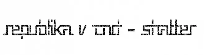 Republika V Cnd - Shatter  免费字体下载