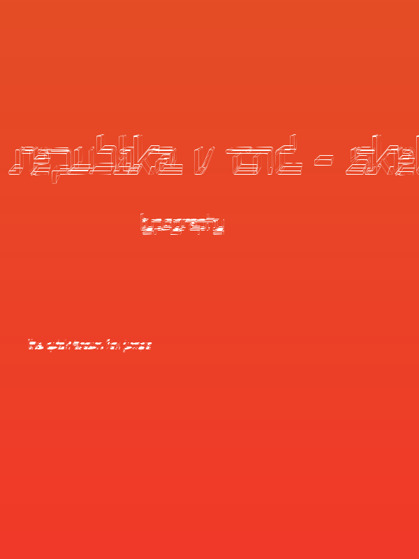 Republika V Cnd - Sketch Poster