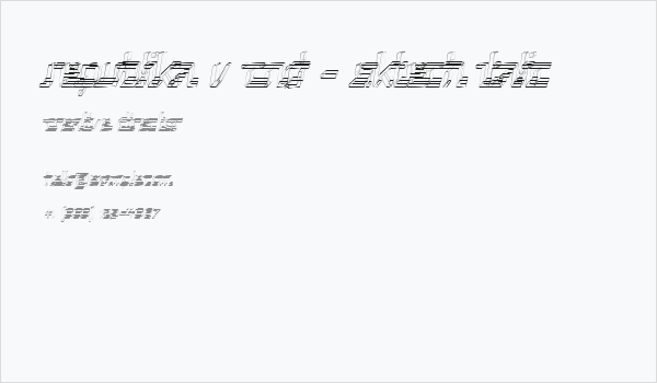 Republika V Cnd - Sktech Italic Business Card