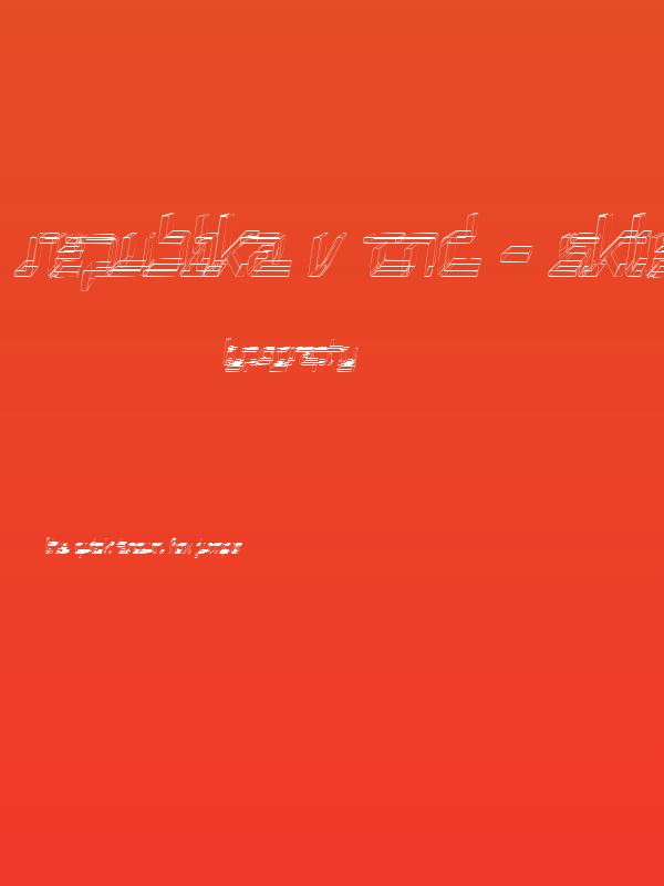 Republika V Cnd - Sktech Italic Poster