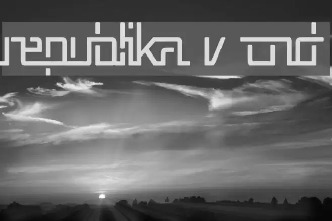 Republika V Cnd Schriftart examples