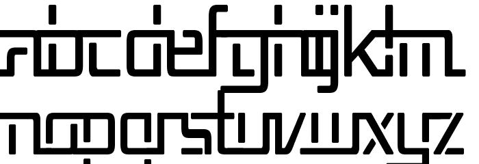 Republika V Cnd Schriftart Kleinbuchstaben