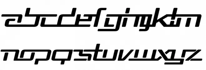 Republika V Exp Bold Italic フォント 大文字