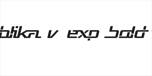 Republika V Exp Bold Italic Logo