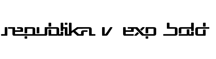 Republika V Exp Bold  Free Fonts Download