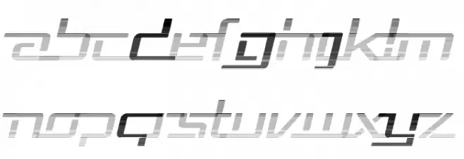 Republika V Exp - Haze Italic Schriftart Groß