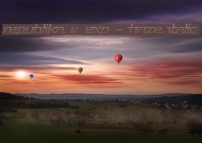 Republika V Exp - Haze Italic Example 3