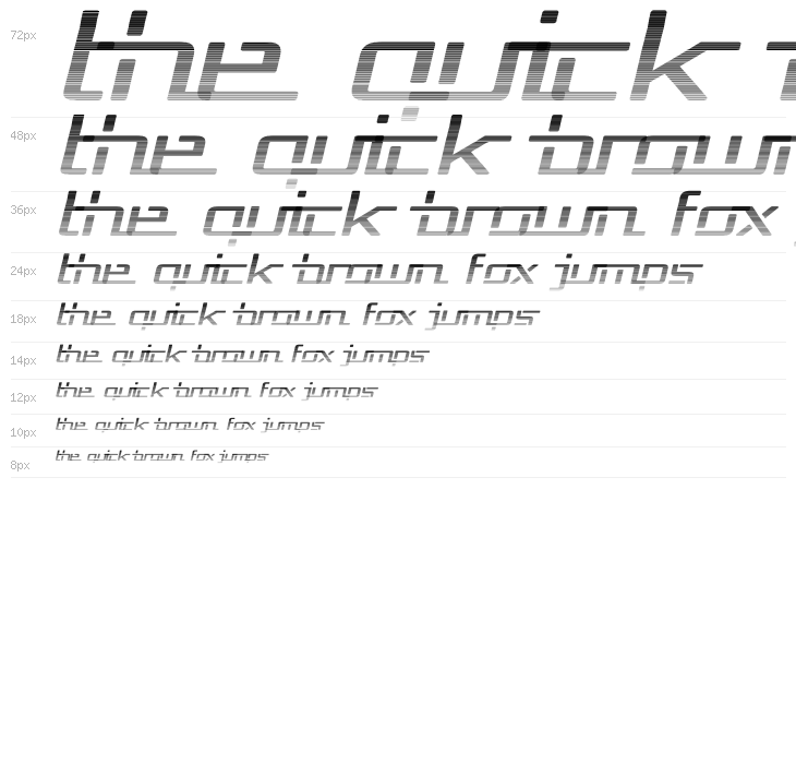 Republika V Exp - Haze Italic Waterfall