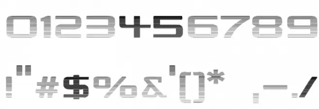 Republika V Exp - Haze Font OTHER CHARS