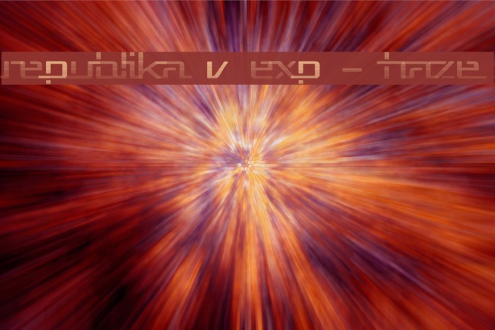 Republika V Exp - Haze Шрифта examples