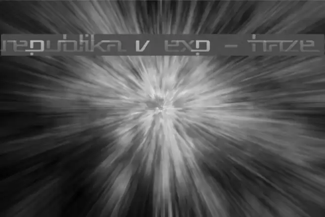 Republika V Exp - Haze Font examples