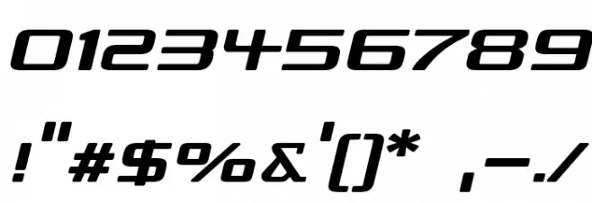 Republika V Exp Italic Font OTHER CHARS