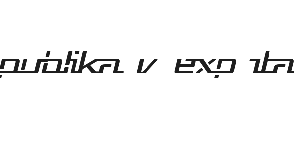 Republika V Exp Italic Logo