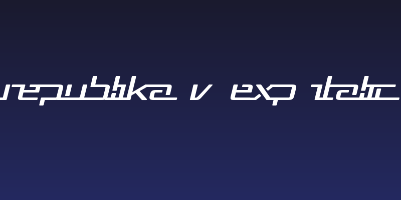 Republika V Exp Italic Social Header