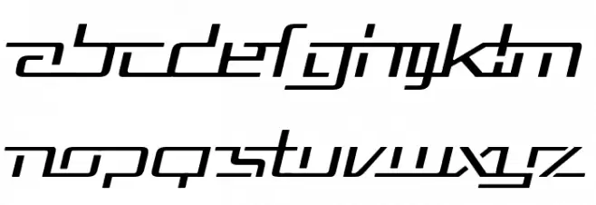 Republika V Exp - Light Italic Caratteri MAIUSCOLE