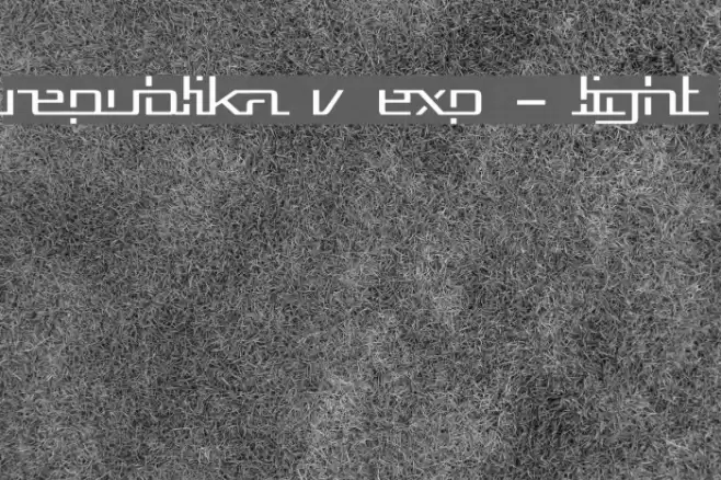 Republika V Exp - Light フォント examples