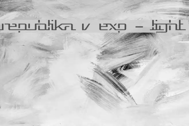 Republika V Exp - Light フォント examples