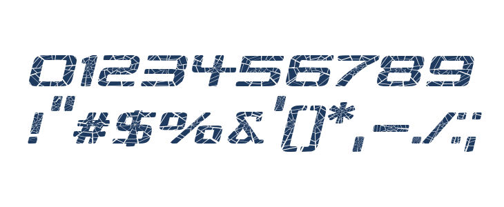 Republika V Exp - Shatter Italic Other Characters