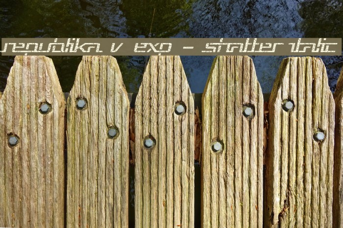 Republika V Exp - Shatter Italic Example 1