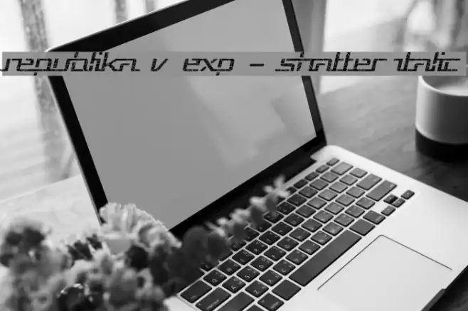 Republika V Exp - Shatter Italic Font examples