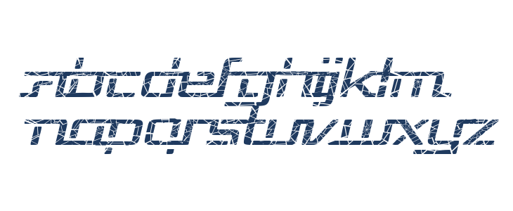 Republika V Exp - Shatter Italic Lowercase