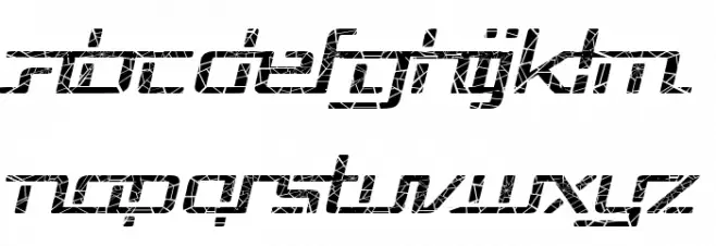 Republika V Exp - Shatter Italic Polices MINUSCULES