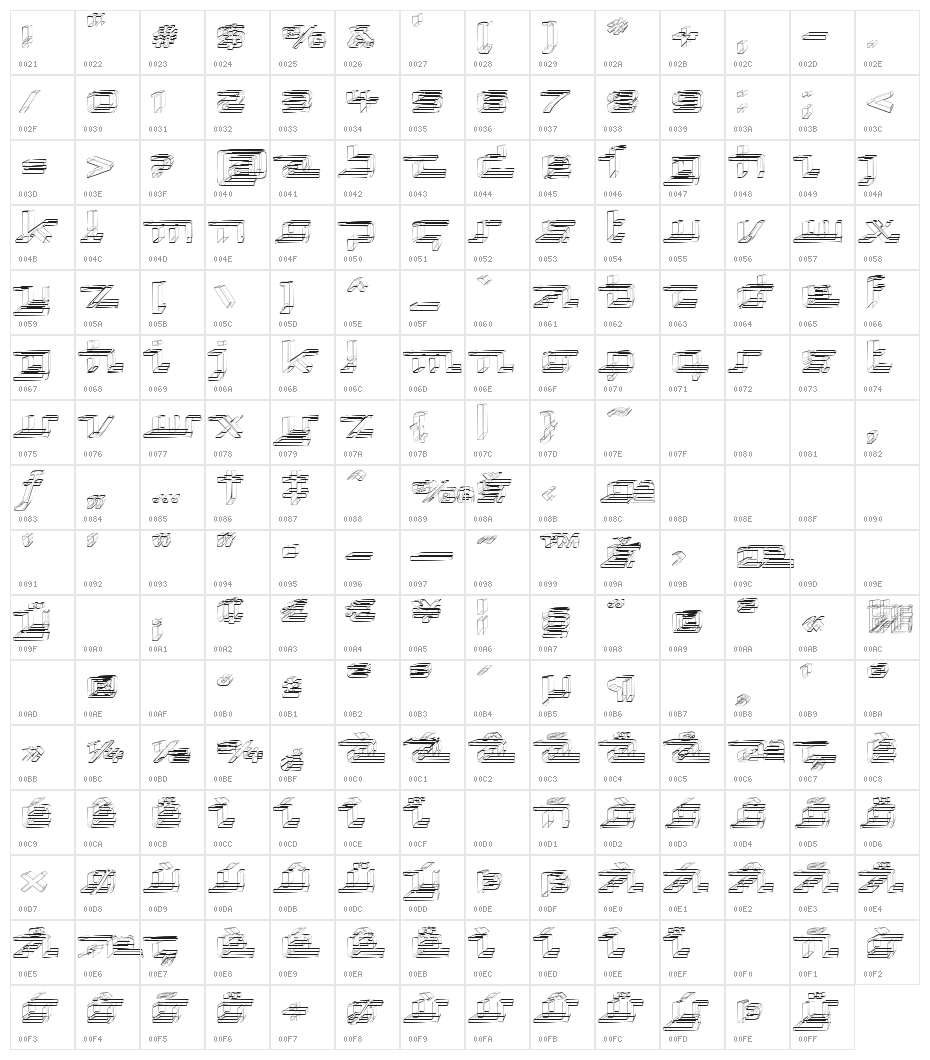 Republika V Exp - Sketch Character Map