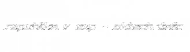 Republika V Exp - Sktech Italic  Descarca Fonturi Gratis