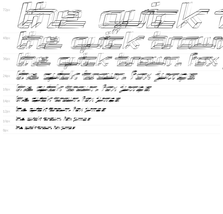 Republika V Exp - Sktech Italic Waterfall