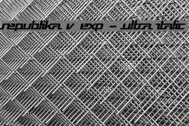 Republika V Exp - Ultra Italic Example 1