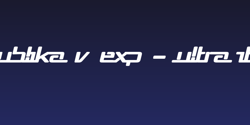 Republika V Exp - Ultra Italic Social Header