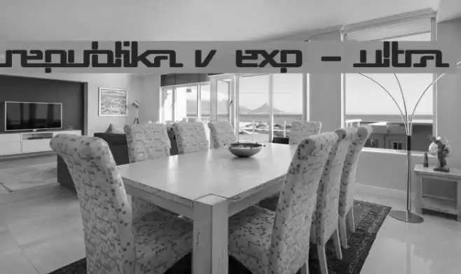 Republika V Exp - Ultra Font examples