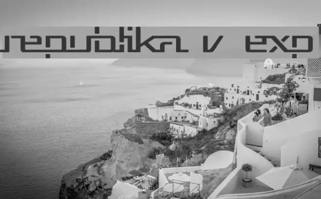 Republika V Exp Font examples