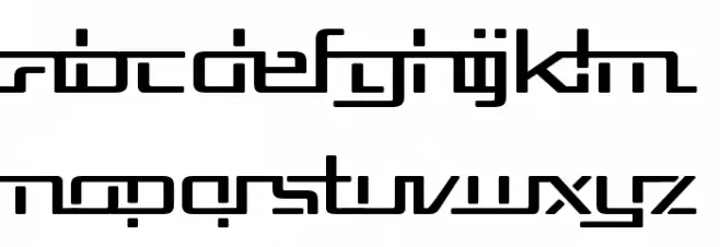 Republika V Exp Schriftart Kleinbuchstaben