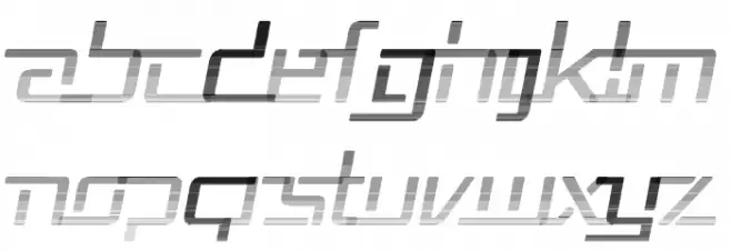 Republika V - Haze Italic 字体 大写