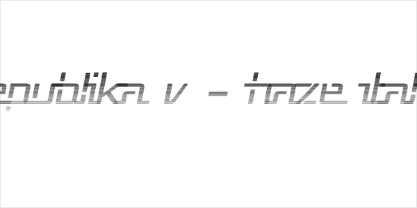 Republika V - Haze Italic Logo