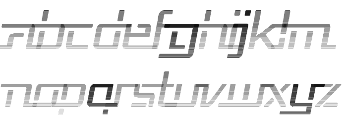 Republika V - Haze Italic Font LOWERCASE