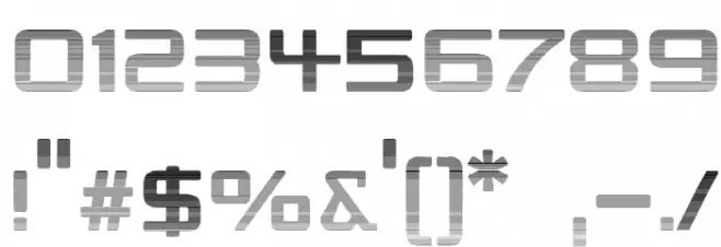 Republika V - Haze Font OTHER CHARS