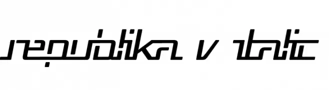 Republika V Italic  フリーフォントのダウンロード