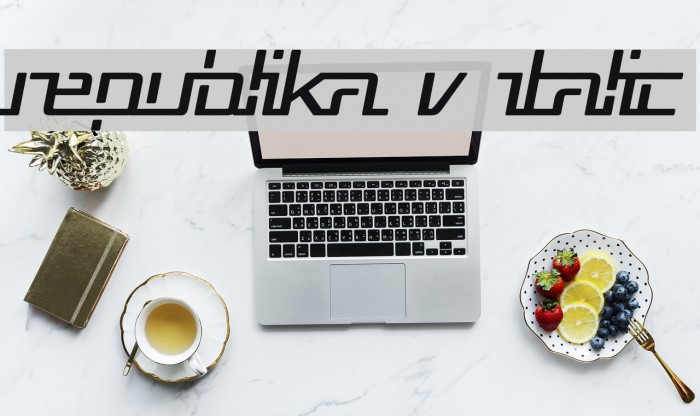 Republika V Italic フォント examples