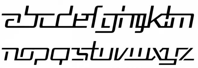 Republika V - Light Italic Schriftart Groß