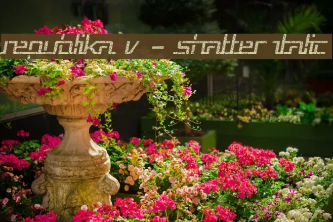 Republika V - Shatter Italic Example 2