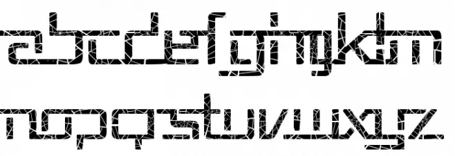 Republika V - Shatter 字体 大写