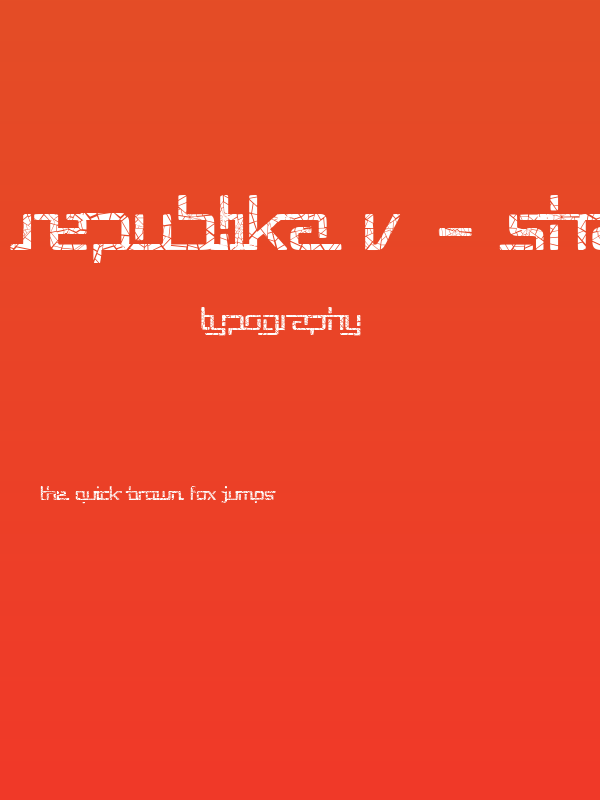 Republika V - Shatter Poster