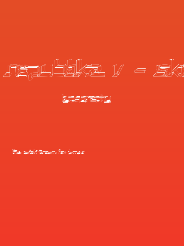 Republika V - Sketch Poster