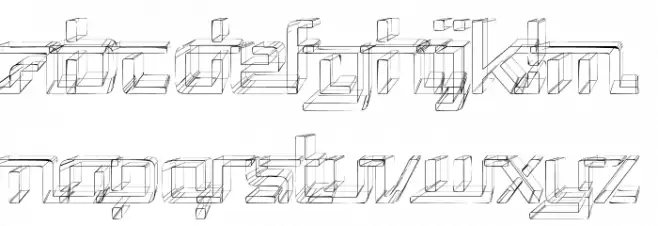 Republika V - Sketch フォント 小文字