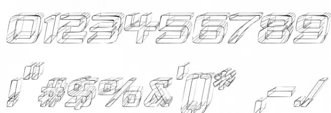 Republika V - Sktech Italic Font OTHER CHARS