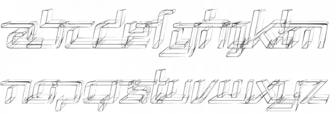 Republika V - Sktech Italic Polices MAJUSCULES