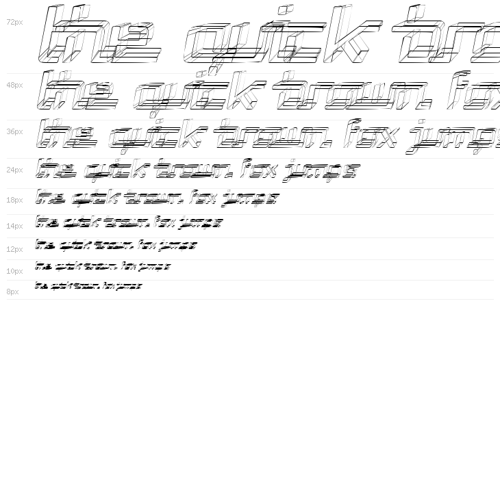 Republika V - Sktech Italic Waterfall