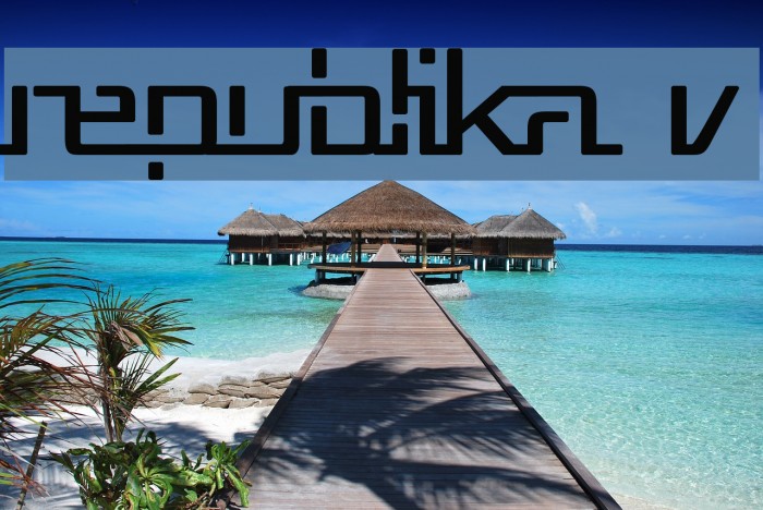 Republika V フォント examples